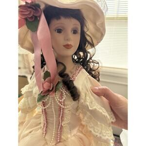 Elsie Massey Victorian Collector Doll Porcelain LE ~200 COA Box 26in